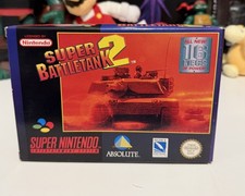 Super Battletank 2 SNES Super Nintendo Boxed Complete UKV Excellent Condition 