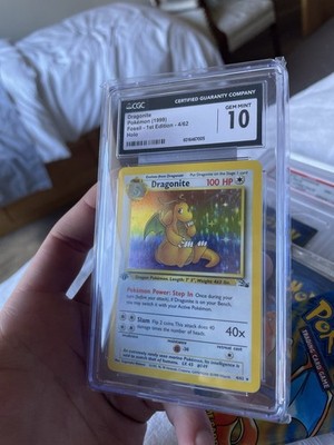 Dragonite Fossil 1st Edition Holo PSA 10, BGC 10, CGC 10 Pokmon Card 1999  #4/62 | eBay