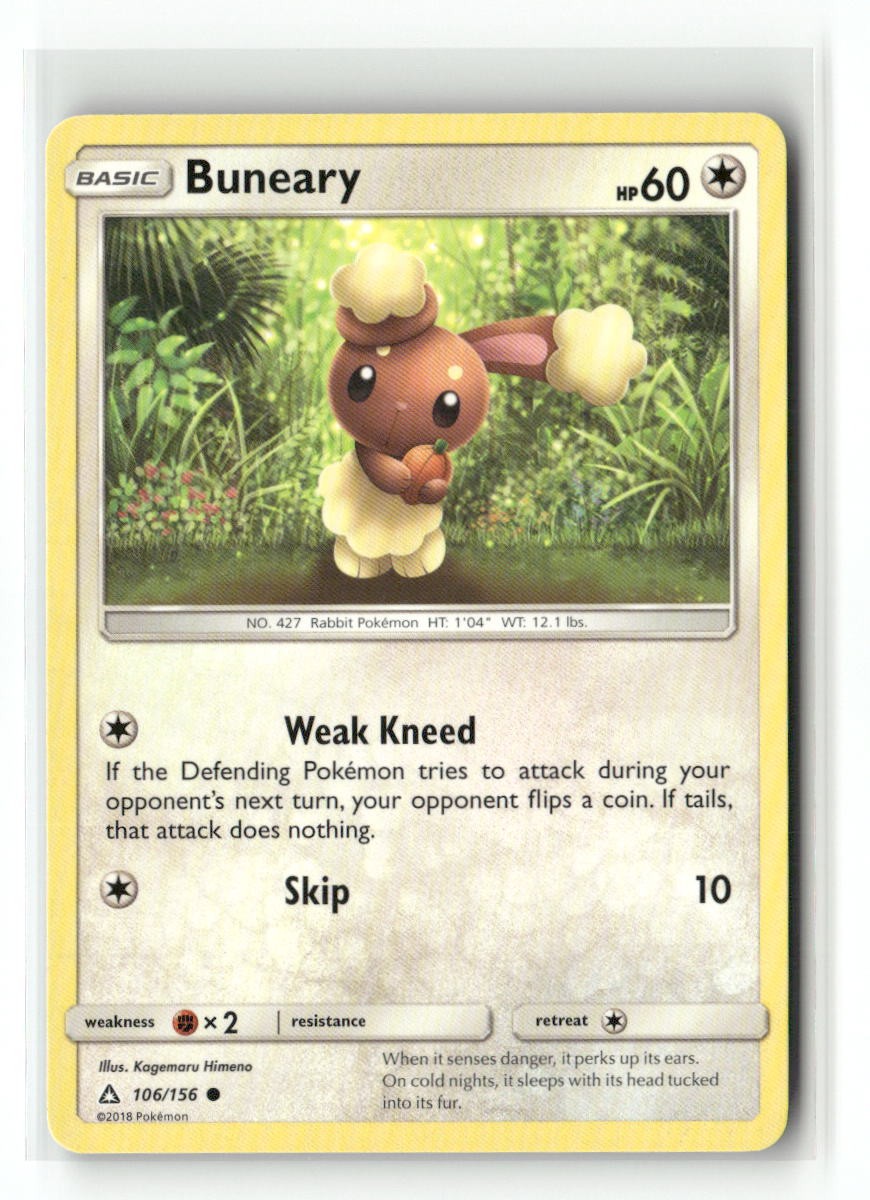 Buneary 106/156 Common Ultra Prism Pokemon Lightly Played