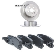 RIDEX Bremsenset Hinten Bremsscheiben Beläge für TOYOTA Avensis Kombi (T22)