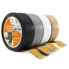 Quest Weichsockelleiste Selbstklebend PVC 50x20mm Sockelleisten Dekorleisten