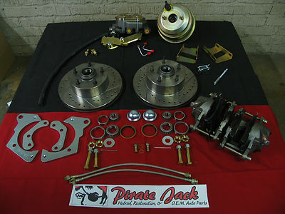 1965-68 Chevy Impala High Performance Disc Brake Kit With Power Brake Conversion