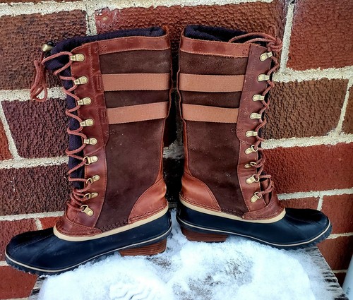 sorel conquest carly ii womens brown 