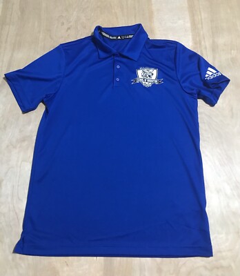 Adidas School Of Innovation Harmony Blue Polo Shirt Men's Medium