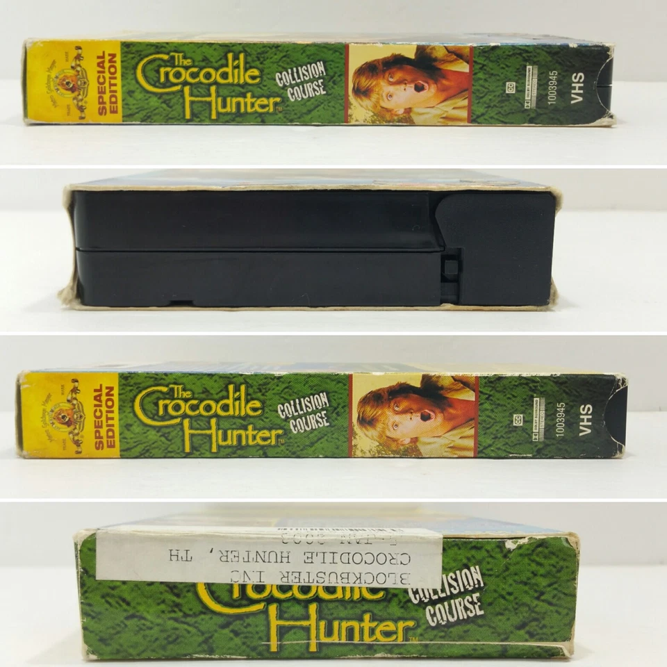 The Crocodile Hunter: Collision Course (VHS, 2002) Steve Irwin TESTED Ex-Rental - Image 3 of 4