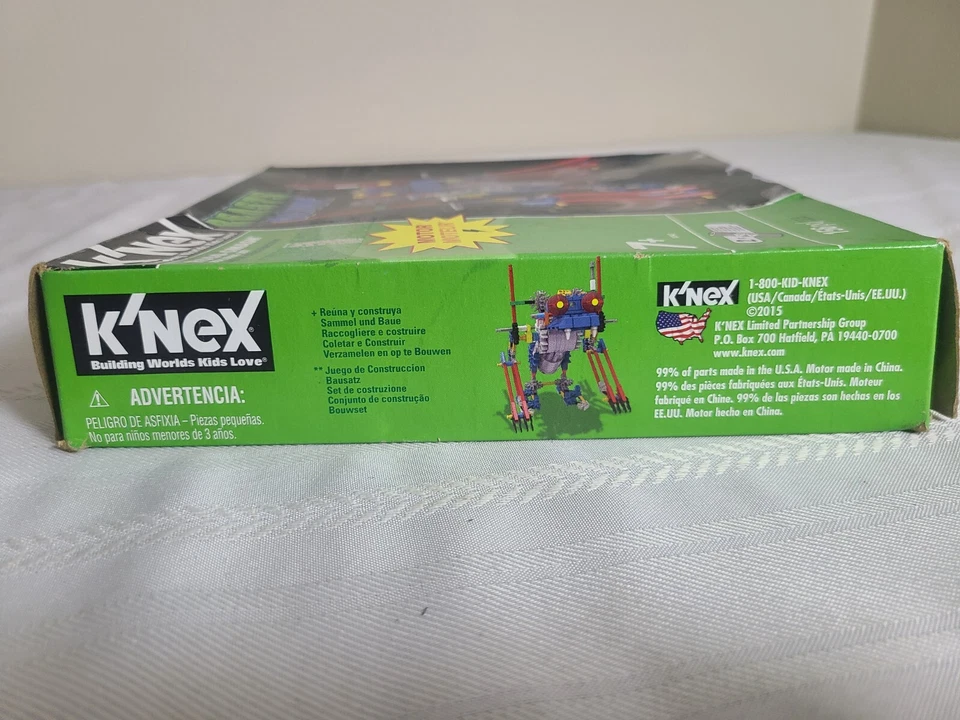 NEW K'NEX Robo-Smash Building Set Beasts Alive 156 Pieces Motorized Open Box - Image 3 of 4