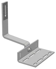 Magerack Tile Hook Bracket w Flashing Solar Panel PV Module Mounting Tile Roof