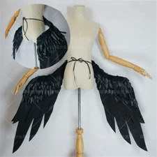 Anime Overlord Albedo Wings Foldable Cosplay Props Costume Accessories Handmade