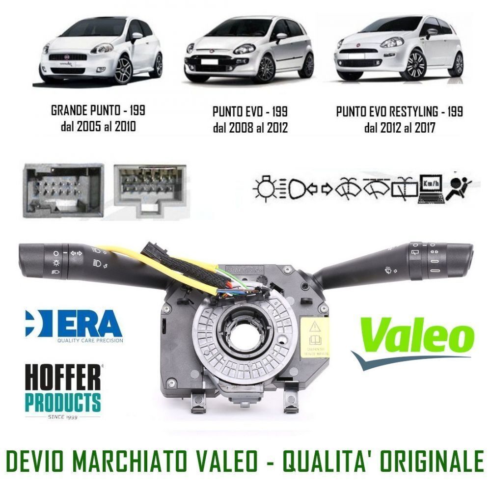 Devioluci Fiat Grande Punto/Punto Evo Con Cruise Control 2011 EcoAC109 &ndash; ECOCAR Parts