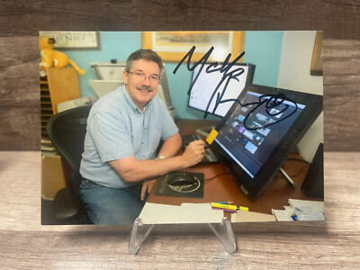 Mark Henn Disney Animator Hand Signed 4x6 Photo TC46-2983