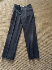 CHAPS boys Size 12 Grey Dress Pants Flat Front