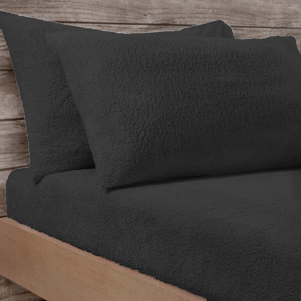 Shaggy Hugy Teddy Fleece Pillow Cases Super Soft Warm Sherpa Pack OF 2