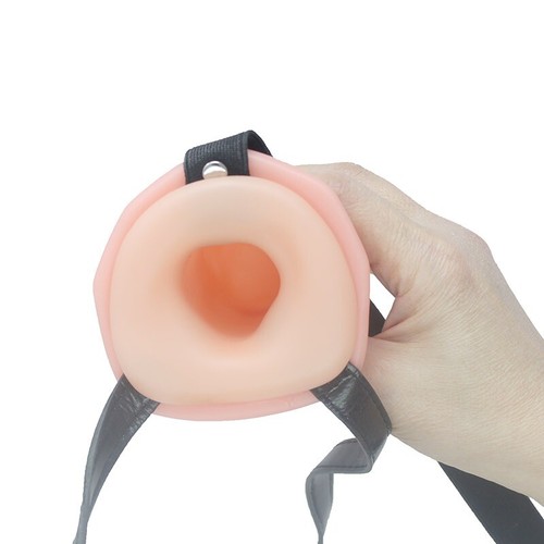 Unisex Hollow Male Strap On Dildo Dong Penis Extension PPA Cock Extender - Picture 4 of 10
