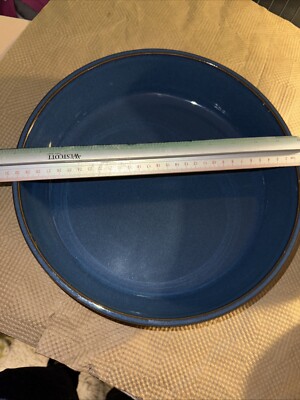 Denby Boston Blue Large Serving Bowl or Fruit/Salad/Pasta Bowl