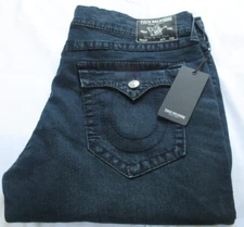 True Religion Geno Big T Flap Relaxed Slim  Men's  Jeans Size 40 X 32