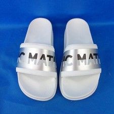 Badelatschen VIC MATIE Weiß Flache Schuhe Pantoletten Sandalen 36 Np 69 Neu