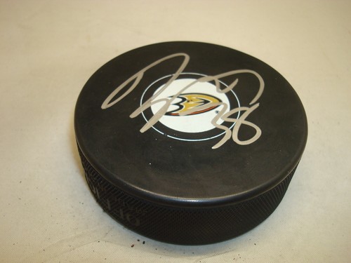 Derek Grant Signed Anaheim Ducks Hockey Puck Autographed 1A - Picture 2 of 2