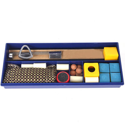 Pool-Queue-Reparaturset inklusive Queue-Klemme, Pool-Queue-Spitzen, Billard-Queu