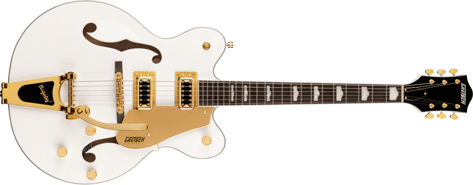 Gretsch G5422TG Классическая электрогитара с полым корпусом и Bigsby Snowcrest White