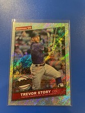 Trevor Story 2020 Donruss Silver Shimmer Highlights #H-5 Colorado Rockies {28A1}