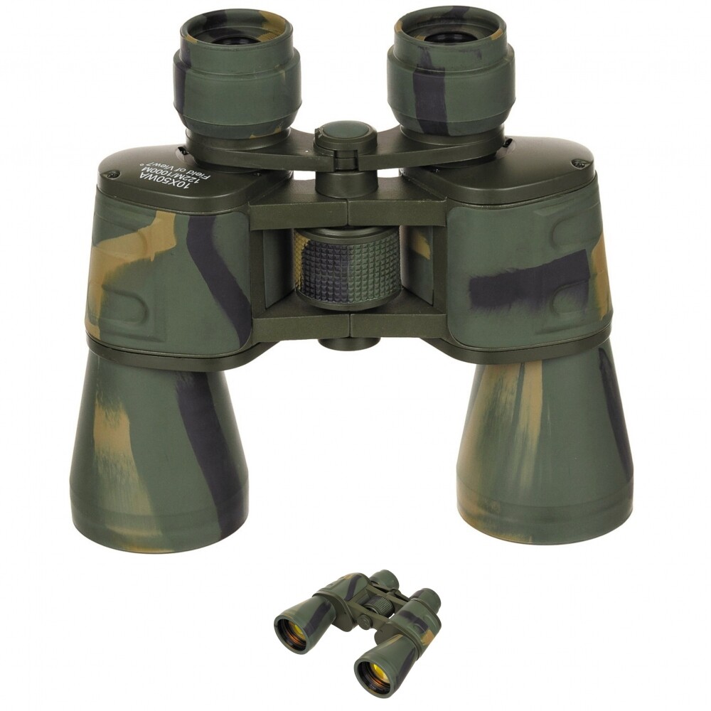 Fernglas Faltbar 10 X 50 Woodland Ruby Linse Tasche Feldstecher