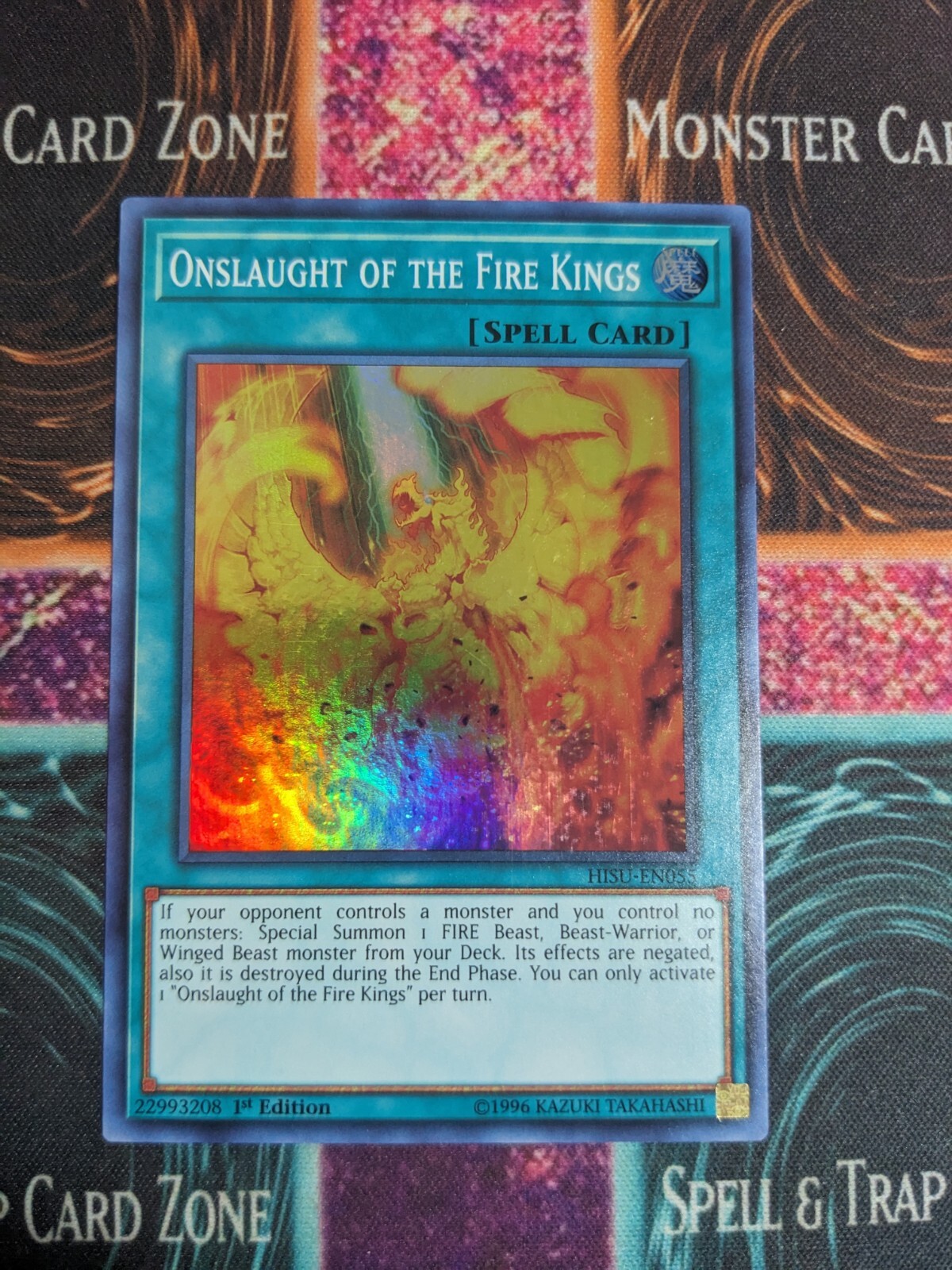 1st Edition Yu-Gi-Oh Card Errata:Onslaught Of The Fire Kings | Yu