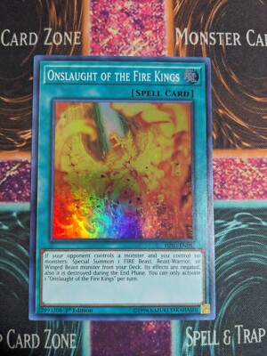 Yu-Gi-Oh! Onslaught of the Fire Kings HISU-EN055 1st Edition Super Rare NM 