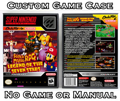 Super Mario RPG: Legend of the Seven Stars Super Nintendo Custom Case ...