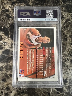 その他 NBA96-97 topps #182 steve nash+1Card 1996 TOPPS STEVE NASH #182 ROOKIE RC PHOENIX SUNS HOF PSA 9 MINT