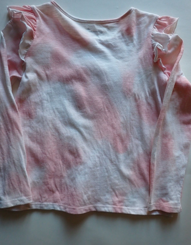 Girl Scouts T Shirt Size Medium Long Sleeve Light Pink Ruffle Sequin Top - Picture 15 of 16