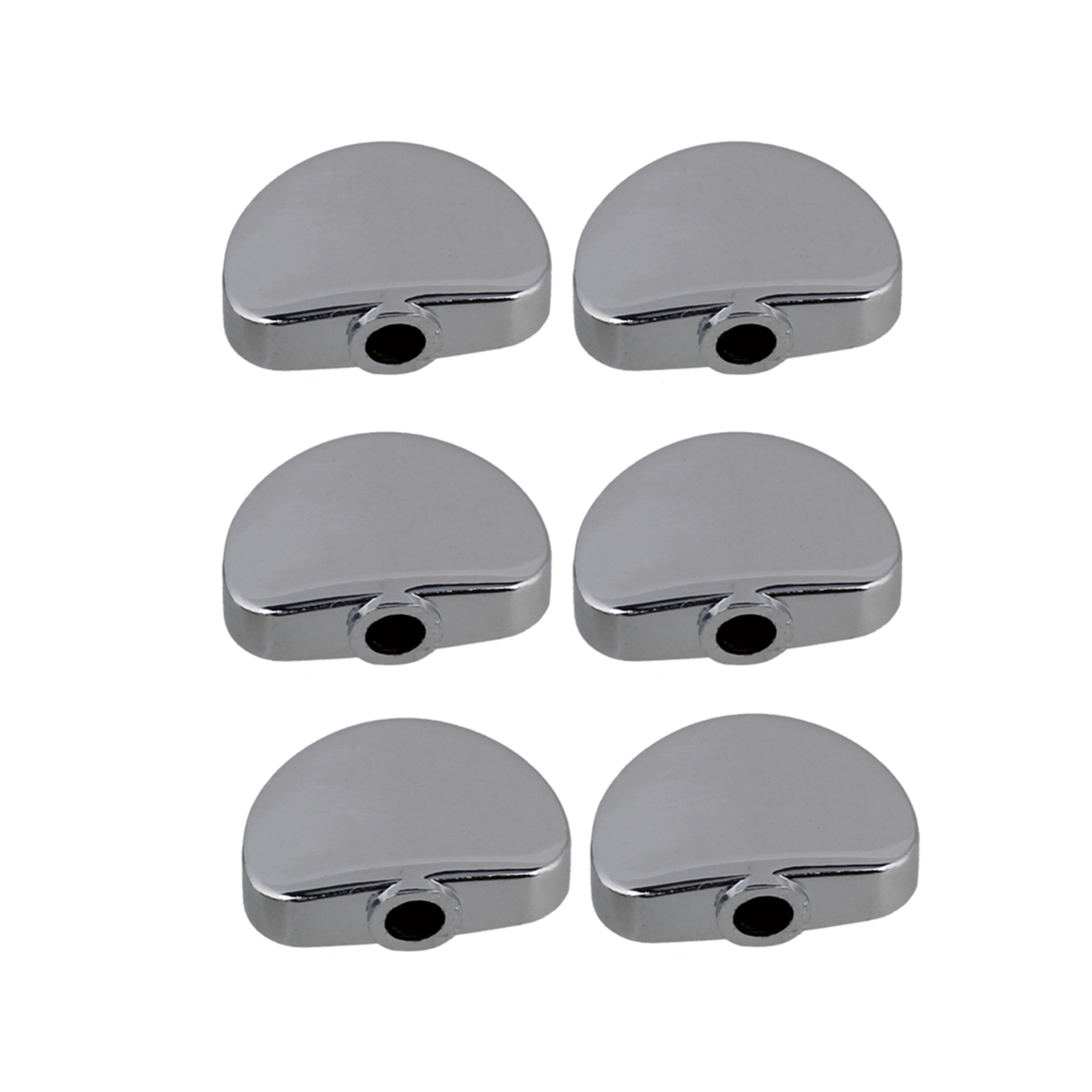 18PCS Guitar Machine Head Buttons Square for Most Electric Guitar Chrome