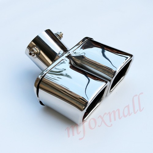 63mm 2.5" Size Auto Tail Muffler Rear Exhaust End Pipe Tip Universal Accessories - Picture 4 of 8