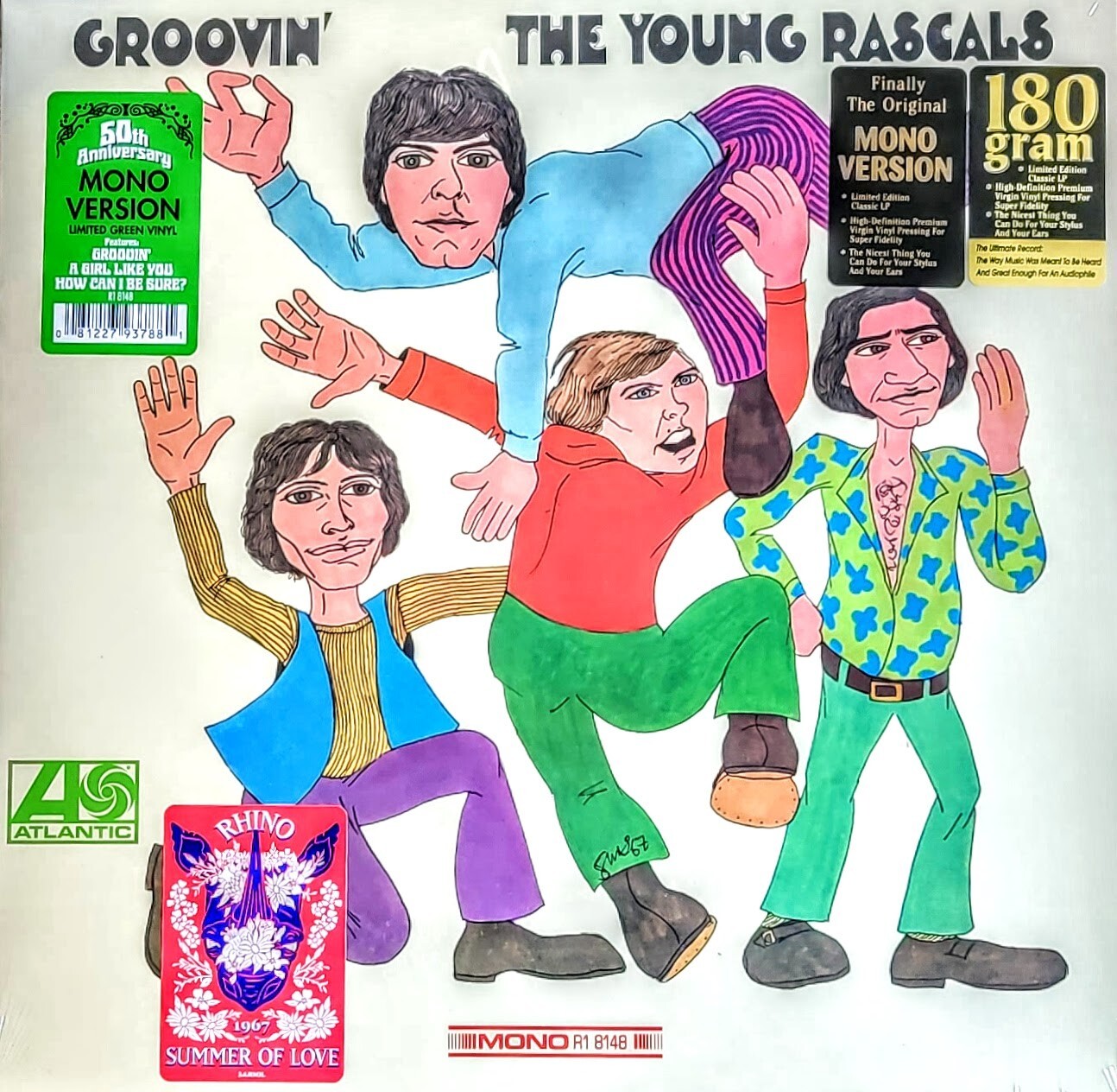 THE YOUNG RASCALS - GROOVIN - 180-GRAM GREEN VINYL MONO LP 