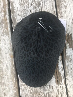 $68 Michael Kors Printed MK Logo Adjustable Baseball Cap Hat  display picture 3