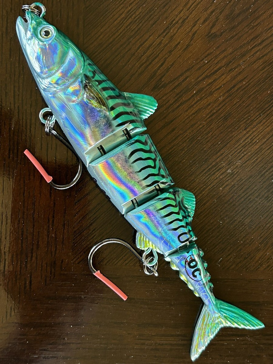 King Mackerel Best Saltwater Crankbaits 5PCS 3D Printed Fast Sinking  Jigging Bait Lifelike Saltwater Mackerel 14G-40G