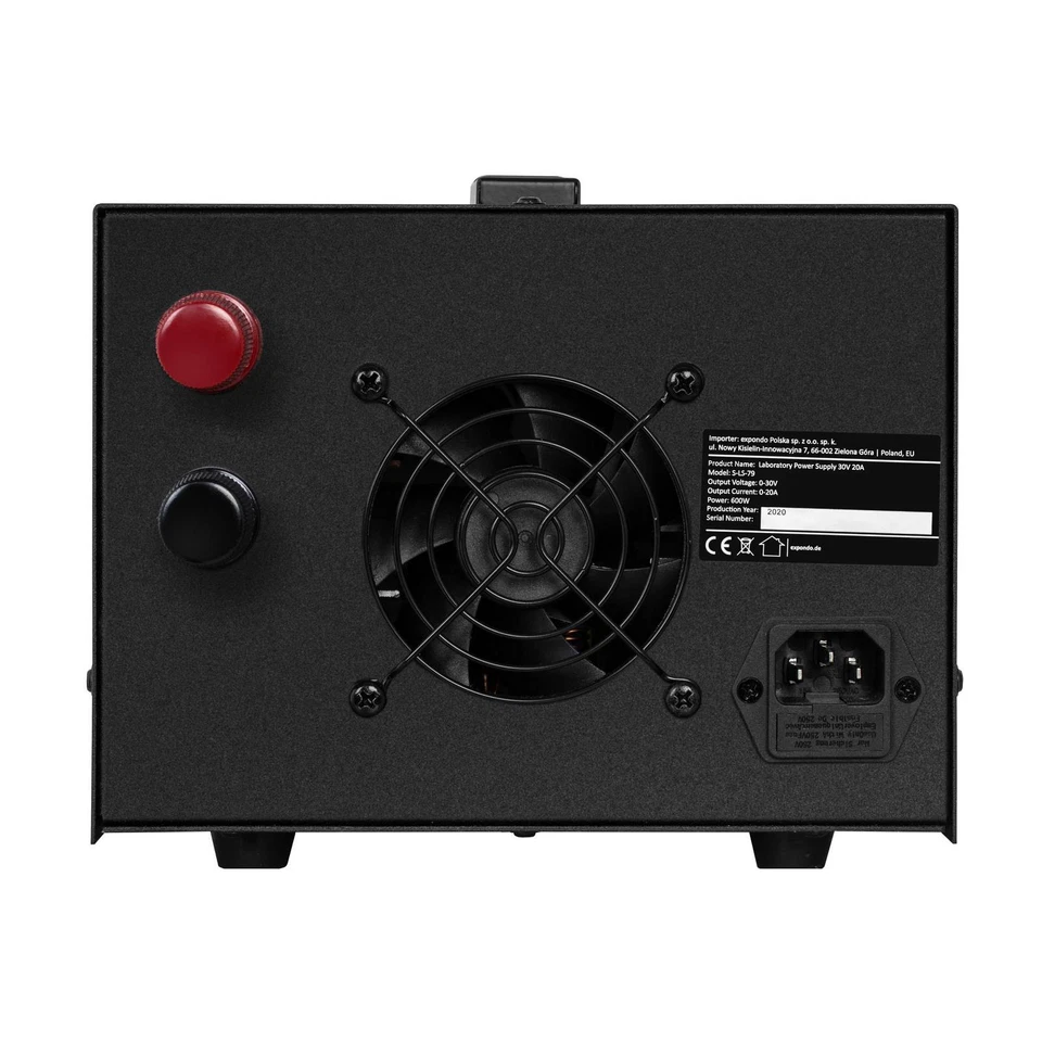 Labornetzgerät regelbar Labornetzteil Netzgerät Netzteil Trafo 30 V 20 A DC - Bild 4 von 4