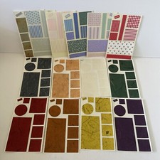 Mrs. Grossman's Stickers Scrapbook Symmetry Lot of 14 Sheets