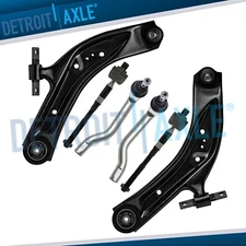 Front Lower Control Arms Tie Rod Ends for 2014-2019 Nissan Rogue Sport Qashqai