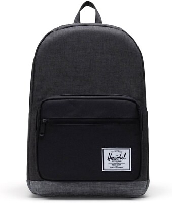 Herschel Supply Co. POP Quiz Backpack Black Crosshatch/Black/Raven  Crosshatch | eBay