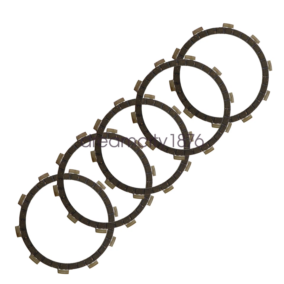 Juego de 5 placas de disco de fricción de embrague Fit Yamaha 3HA-16321-00 AT1 AT2 AT3 CS3 CT1 Foto 4 de 4