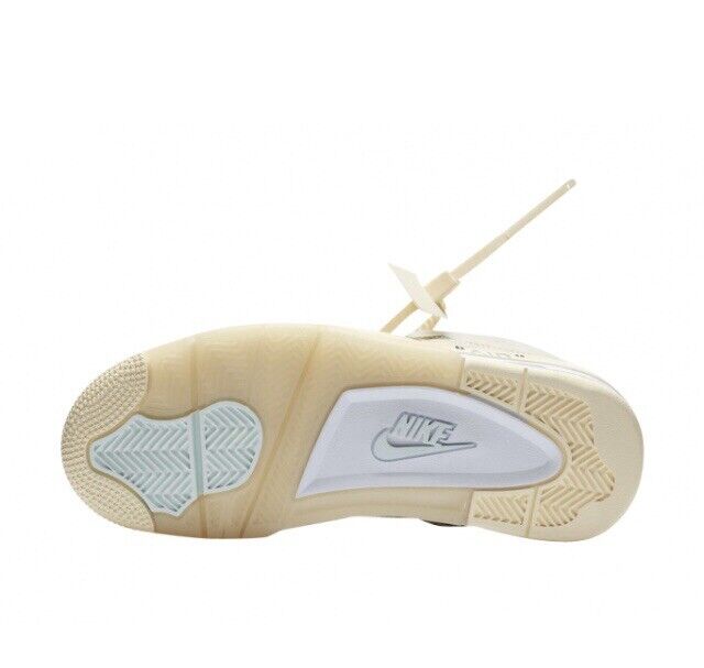 Air Jordan 4 Retro x OFF-WHITE Sail Virgil Abloh CV9388-100 Air Jordan 4 Retro x OFF-WHITE Sail Virgil Abloh CV9388-100