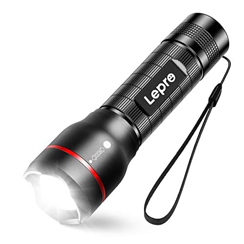 Lepro Torcia LED, Torcia LED Potente Professionale, 300LM Piccola Torce (e3F)