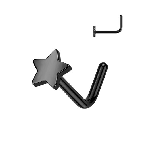 Piercing coude de nez en Titane - Etoile On Top - - Picture 3 of 8