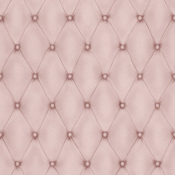 Rasch Vliestapete Cosmopolitan 576290 Lederoptik Rautenmuster Rosa Altrosa 3D-image