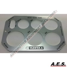 Wheel Balancer Shaft Gauge Measures Shaft Size Thread Pitch By Haweka