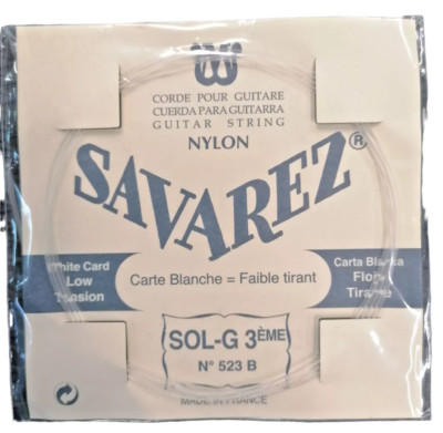 Savarez Single String Sol Classical Guitar Light Tension Nylon Third G