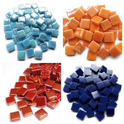 12 mm quadratische Opus Mosaikfliesen in allen Farben und Mischungen - 50g Beutel