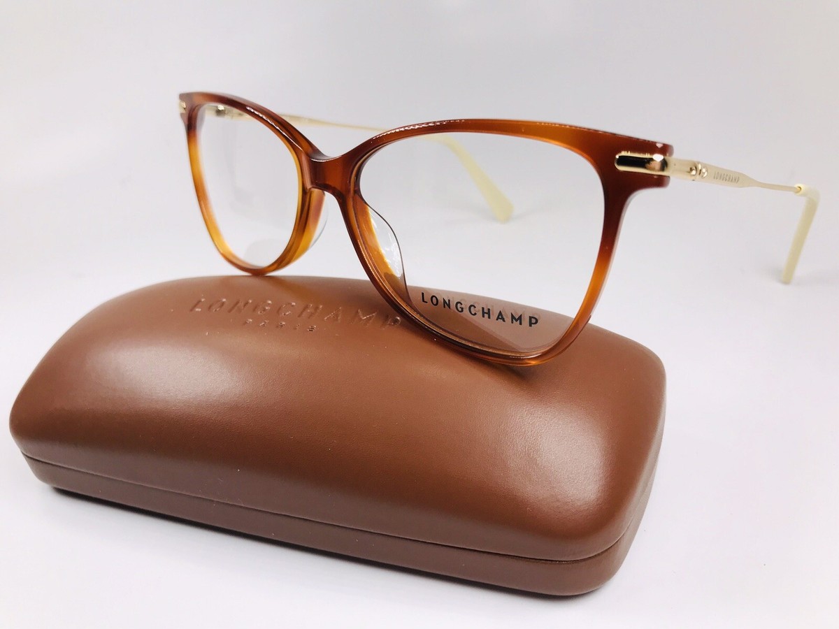 New LONGCHAMP LO2636 223 Blonde Havana Eyeglasses 55mm with 