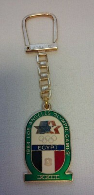 EGYPT National Olympic Committee Keychain by Etalex  - 1984 Los Angeles Games