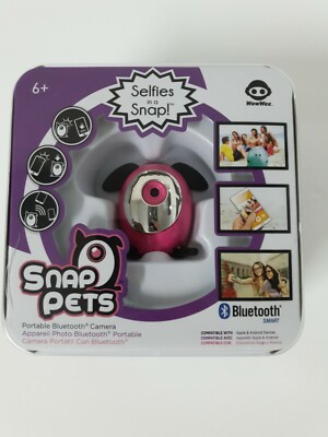Snap Pets - Selfies in a Snap! Portable Bluetooth Camera (WowWee) Pink Rabbit .